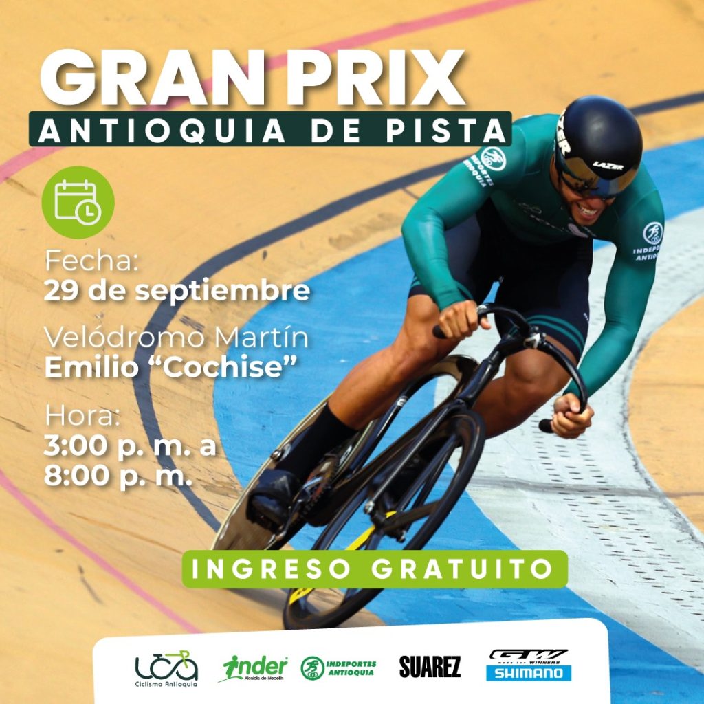 Convocatoria para el Gran Prix Antioquia septiembre.